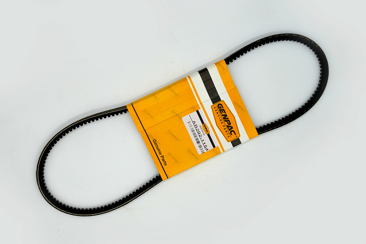 Genpac Genuine Part- Genpac Alternator Belt of Part No. AB202-1154 is Compatible with Industrial Engine Models ( Perkins Engines 2300 Series 2500 Series) Equivalent to/ Replaces Belt Part No. CH11202
\n
\n-Approx. Shipping Dimensions: Length(mm): 440 - Width(mm)115 - Height(mm) 10-Weight (Kg):0.08
\n
\n- Always Use Genuine Part to Protect Your Engine