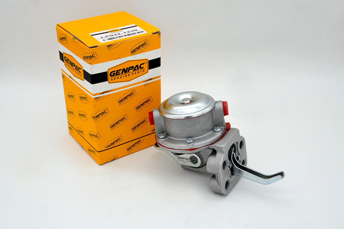 Genpac Genuine Part- Genpac Lift Pump of Part No. LP942-1230 is Compatible with Industrial Engine Models (Perkins Engines 1106 Series) Equivalent to/ Replaces Lift Pump Part No. T412942
\n
\n- Approx. Shipping Dimensions: Length(mm): 93 - Width(mm)93 - Height(mm) 550-Weight (Kg): 0.61 - Always Use Genuine Part to Protect Your Engine