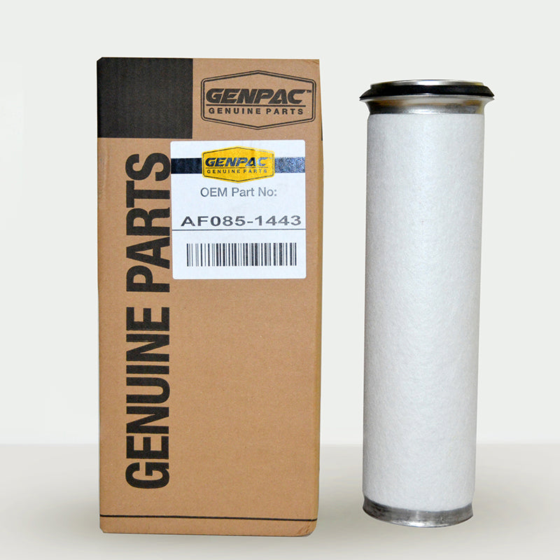 Genpac Genuine Part-Genpac AF085-1443 Air Filter is Compatible with Industrial Engines Models ( Cummins Engines 4BTAA3.3G16,4BTAA3.3G15,4BTAA3.3G14) -Approx. Shipping Dimensions: Length(mm): 200 -Width(mm): 200 -Height (mm): 400 -Weight(Kg): 0.5 -Always use Genuine Parts to Protect your Engine