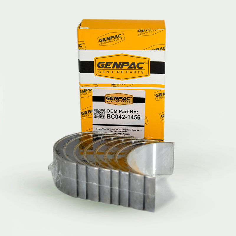 Genpac Genuine Part-Genpac BC042-1456 Conrod Bearing is Compatible with Industrial Engines Models ( Perkins Engines 4.236-1004 Series) -Approx. Shipping Dimensions: Length(mm): 150 -Width(mm): 100 -Height (mm): 50 -Weight(Kg): 0.5 -Always use Genuine Parts to Protect your Engine