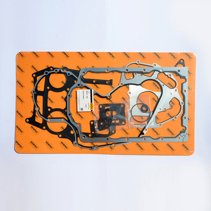 Genpac Genuine Part-Genpac Bottom Gasket of Part No. GB0379-1352 is Compatible with industrial Engine Models ( Perkins Engines 1103 Series ) -Approx. Shipping Dimensions: Length(mm): 667 -Width(mm): 380 -Height(mm): 18 -Weight(Kg): 0.51 Always Use Genuine Part to Protect your Engine