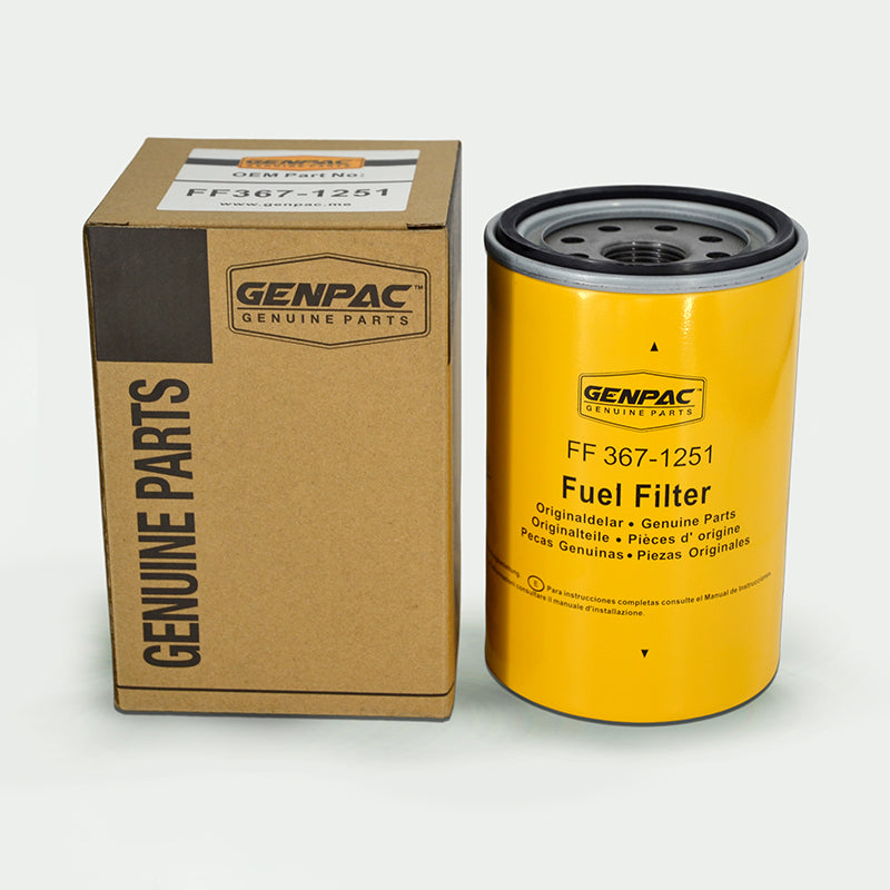 Genpac Genuine Part-Genpac FF367-1251 Fuel Filter is Compatible with Industrial Engines Models ( Volvo) -Approx. Shipping Dimensions: Length(mm): 100 -Width(mm): 100 -Height (mm): 150 -Weight(Kg): 0.67 -Always use Genuine Parts to Protect your Engine