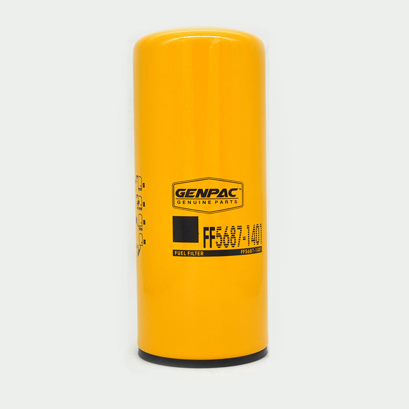 Genpac Genuine Part- Genpac Fuel Filter of Part No. FF5687-1401 is Compatible with Industrial Engines Models ( Cummins Engines )- Approx. Shipping Dimensions: Length(mm):100 -Width(mm):100 -Height(mm):240 -Weight(Kg): 1.01 - Always Use Genuine Part to Protect your Engine