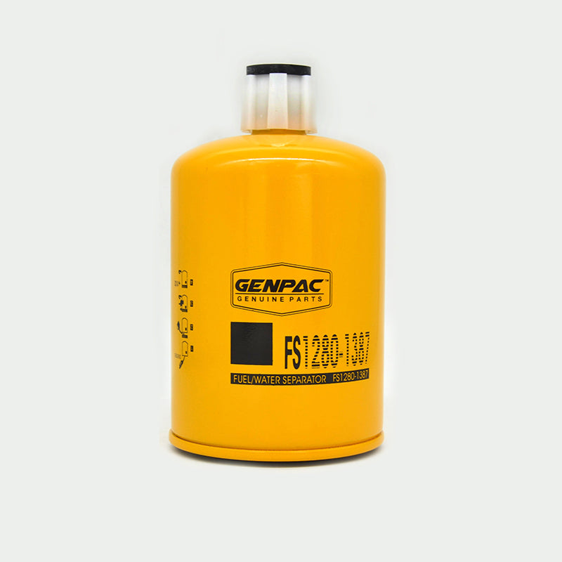 Genpac Genuine Part- Genpac Fuel Filter of Part No. FS1280-1387 is Compatible with Industrial Engines Models ( Cummins Engines )- Approx. Shipping Dimensions: Length(mm):100 -Width(mm):100 -Height(mm):180 -Weight(Kg): 0.66 - Always Use Genuine Part to Protect your Engine