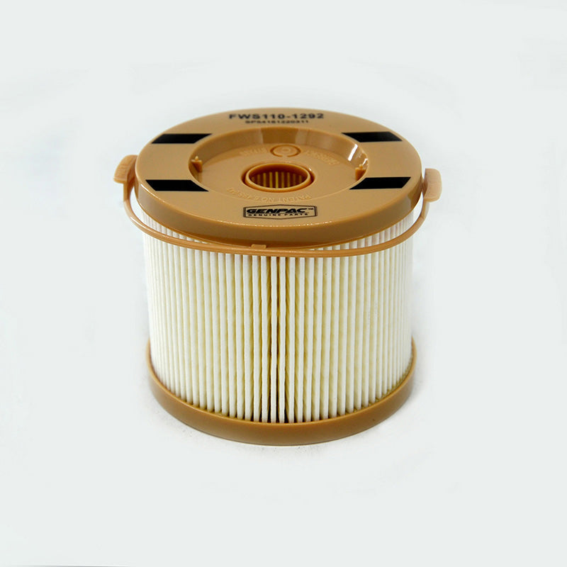 Genpac Genuine Part-Genpac Filter Element of Part No. FWS110-1292 is Compatible with industrial Engine Models ( All Applicable Engines) -Approx. Shipping Dimensions: Length(mm): 90 -Width(mm): 90 -Height(mm): 77 -Weight(Kg): 0.12 Always Use Genuine Part to Protect your Engine