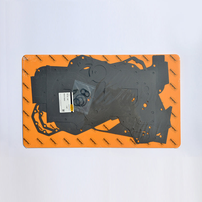 Genpac Genuine Part-Genpac Bottom Gasket of Part No. GB1163-1347 is Compatible with industrial Engine Models ( Perkins Engines 1004 Series) -Approx. Shipping Dimensions: Length(mm): 667 -Width(mm): 378 -Height(mm): 3 -Weight(Kg): 0.58 Always Use Genuine Part to Protect your Engine
