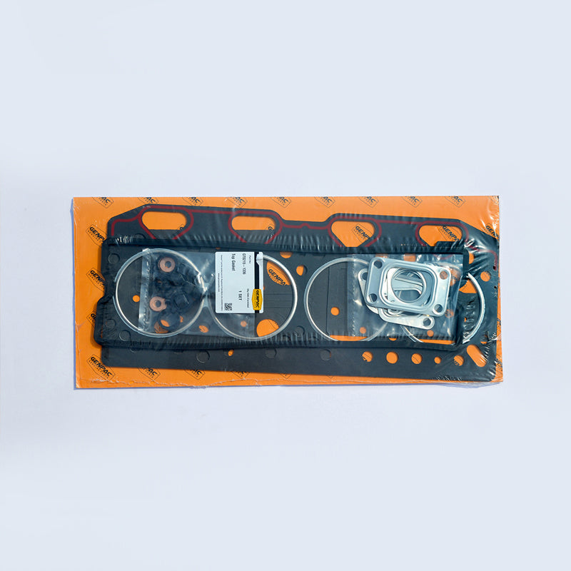 Genpac Genuine Part- Genpac Top Gasket of Part No. GT0215-1336 is Compatible with Industrial Engine Models ( Perkins Engines 1004 Series) Approx. Shipping Dimensions: Length(mm): 550 - Width(mm)250 - Height(mm) 10-Weight (Kg): 0.69 - Always Use Genuine Part to Protect Your Engine