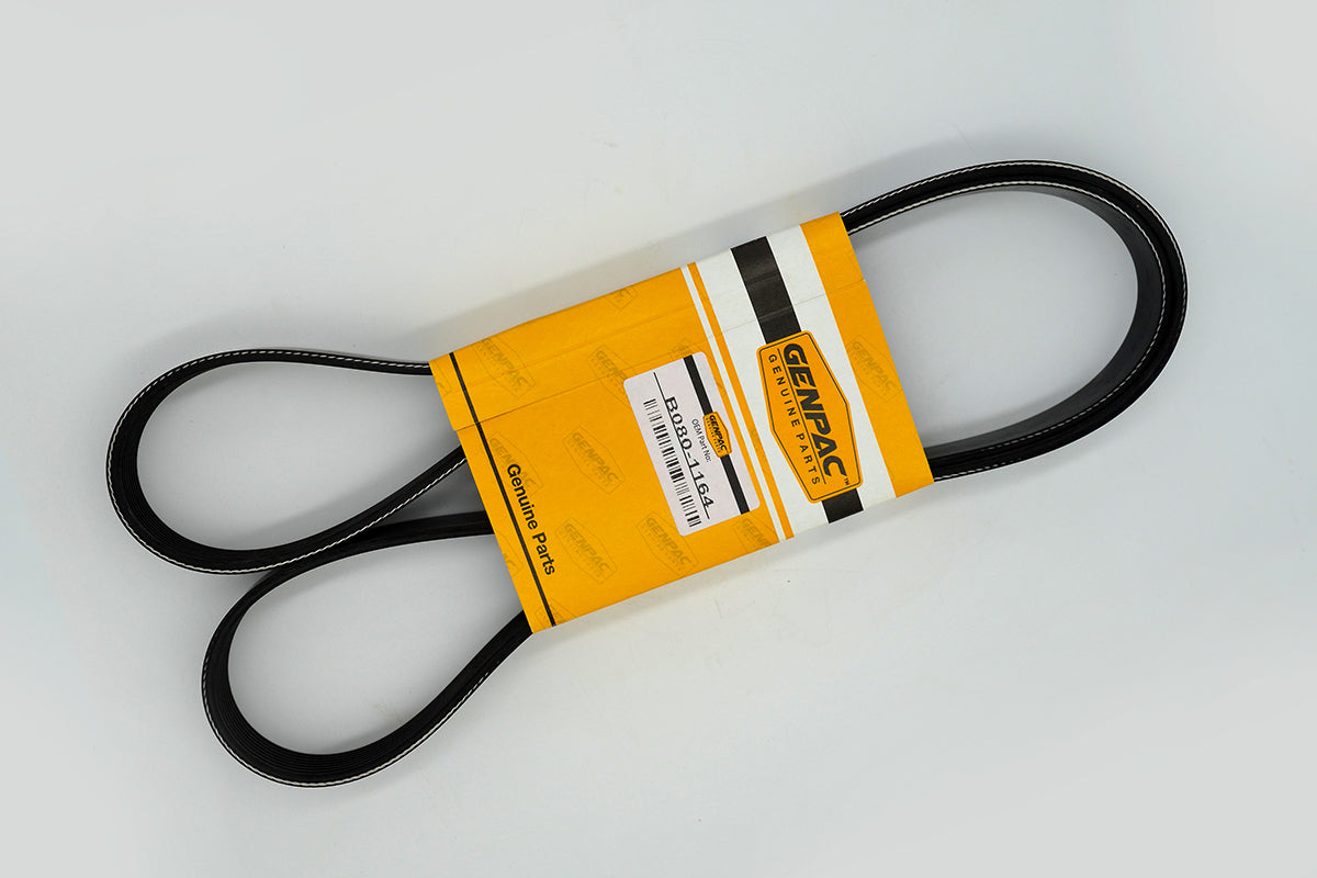Genpac Genuine Part- Genpac Belt of Part No. B080-1164 is Compatible with Industrial Engine Models ( 6090HFU84) - Equivalent to/ Replaces Part No. T240080-
\n
\nApprox. Shipping Dimensions: Length(mm): 365 - Width(mm)100 - Height(mm) 30-Weight (Kg): 0.22 - Always Use Genuine Part to Protect Your Engine