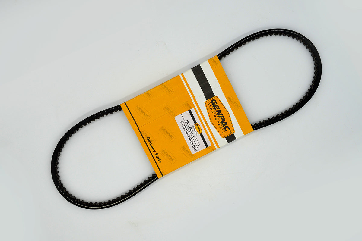 Genpac Genuine Part- Genpac Belt of Part No. B282-1171 is Compatible with Industrial Engine Models ( D1105-V1505) Equivalent to/ Replaces Belt Part No. 16282-97013 -Approx. Shipping Dimensions: Length(mm): 405 - Width(mm)115 - Height(mm) 10-Weight (Kg): 0.08 - Always Use Genuine Part to Protect Your Engine
