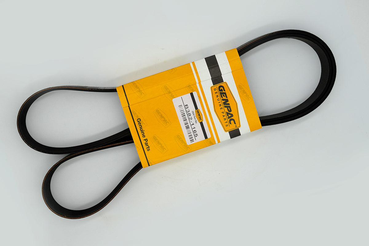 Genpac Genuine Part- Genpac Belt of Part No. B382-1165 is Compatible with Industrial Engine Models ( 6090HFU84) Equivalent to/ Replaces Part No. R529382
\n
\nApprox. Shipping Dimensions: Length(mm): 375 - Width(mm)100 - Height(mm) 30-Weight (Kg): - Always Use Genuine Part to Protect Your Engine