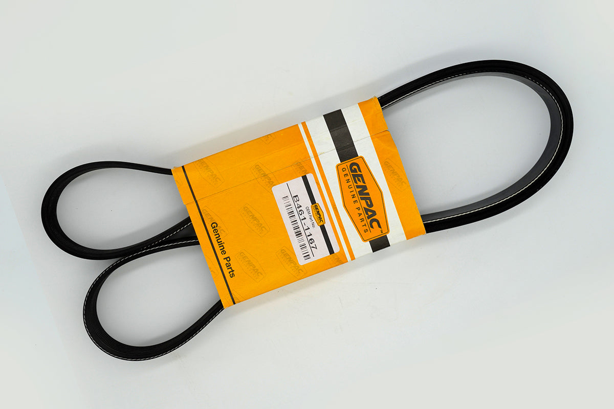 Genpac Genuine Part- Genpac Belt of Part No. B461-1167 is Compatible with Industrial Engine Models (6068HFU20) Equivalent to/ Replaces Belt Part No. R123461
\n- Approx. Shipping Dimensions: Length(mm): 360 - Width(mm)100 - Height(mm) 30-Weight (Kg):0.08
\n- Always Use Genuine Part to Protect Your Engine
