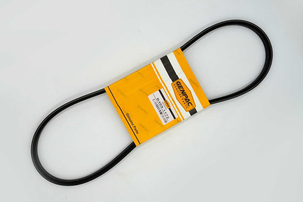 Genpac Genuine Part- Genpac Belt of Part No. B469-1172 is Compatible with Industrial Engine Models (D1703-V2203) Equivalent to/ Replaces Belt Part No. 15469-97010
\n-Approx. Shipping Dimensions: Length(mm): 460 - Width(mm)115 - Height(mm) 10-Weight (Kg): 0.08
\n- Always Use Genuine Part to Protect Your Engine