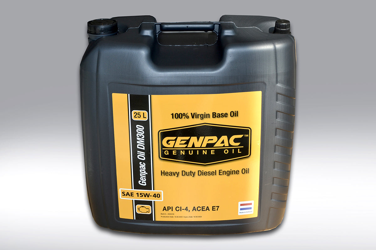 Genpac Genuine Part- Genpac Genuine Oil of Part No. Genpac Oil 25L is Compatible with Various Industrial Engine Models - Approx.
\nShipping Dimensions: Length(mm):385 -Width(mm): 230 -Height(mm):390 -Weight(Kg): 23 -Oil Grade is 15W40 CI4 Made in Holland
\n-- Always Use Genuine Part to Protect Your Engine