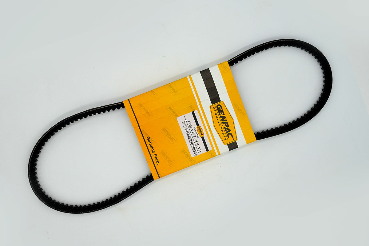 Genpac Genuine Part- Genpac Fan Belt of Part No. FB107-1148 is Compatible with Industrial Engine Models (Perkins Engines 404 Series) Equivalent to/ Replaces Fan Belt Part No. T80109107
\n- Approx. Shipping Dimensions: Length(mm): 430 - Width(mm)115 - Height(mm) 10- Weight (Kg):0.08
\n- Always Use Genuine Part to Protect Your Engine