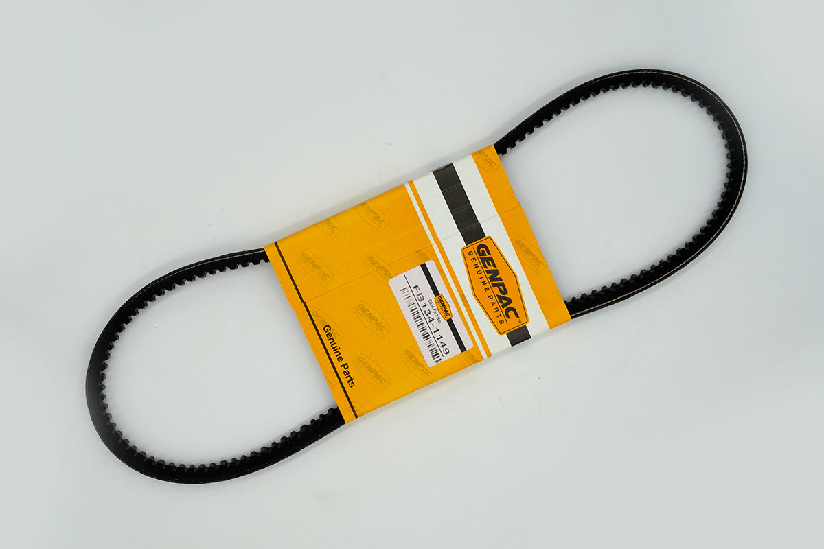 Genpac Genuine Part- Genpac Fan Belt of Part No. FB134-1149 is Compatible with Industrial Engine Models ( Perkins Engines 403 Series) Equivalent to/ Replaces Fan Belt Part No. T80109134
\n
\nApprox. Shipping Dimensions: Length(mm): 420 - Width(mm)115 - Height(mm) 10-Weight (Kg):0.08 - Always Use Genuine Part to Protect Your Engine