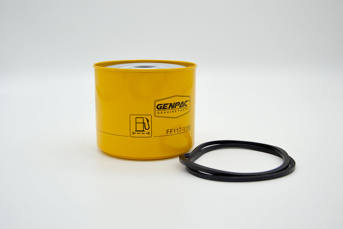 Genpac Genuine Part- Genpac Fuel Filter of Part No. FF117-1183 is Compatible with Industrial Engine Models ( Perkins Engines 3.152 Series, 6.354 Series ,1004 Series, 400 Series) Equivalent to/ Replaces Fuel Filter Part No. 26561117
\n
\nApprox. Shipping Dimensions: Length(mm): 90 - Width(mm)90 - Height(mm) 90-Weight (Kg): 0.2 - Always Use Genuine Part to Protect Your Engine