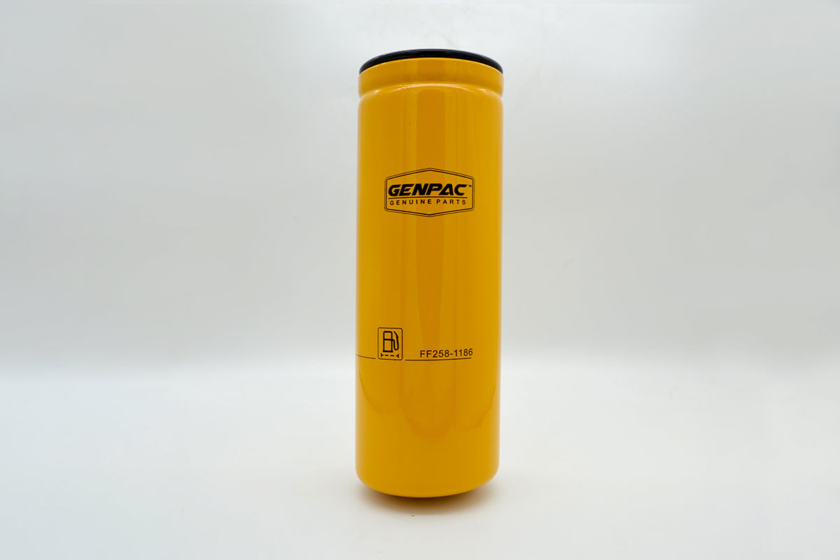 Genpac Genuine Part- Genpac Fuel Filter of Part No. FF258-1186 is Compatible with Industrial Engine Models ( Perkins Engines 1506 Series) Equivalent to/ Replaces Fuel Filter Part No. 4587258
\n
\nApprox. Shipping Dimensions: Length(mm): 100 - Width(mm)100 - Height(mm) 285-Weight (Kg): 0.85 - Always Use Genuine Part to Protect Your Engine