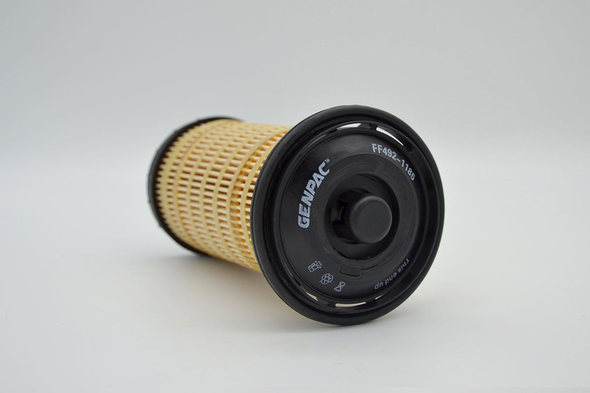 Genpac Genuine Part- Genpac Fuel Filter of Part No. FF492-1185 is Compatible with Industrial Engine Models ( Perkins Engines 1103 Series) Equivalent to/ Replaces Fuel Filter Part No. 4461492
\n- Approx. Shipping Dimensions: Length(mm): 85 - Width(mm)85 - Height(mm) 165-Weight (Kg): 0.22
\n- Always Use Genuine Part to Protect Your Engine
