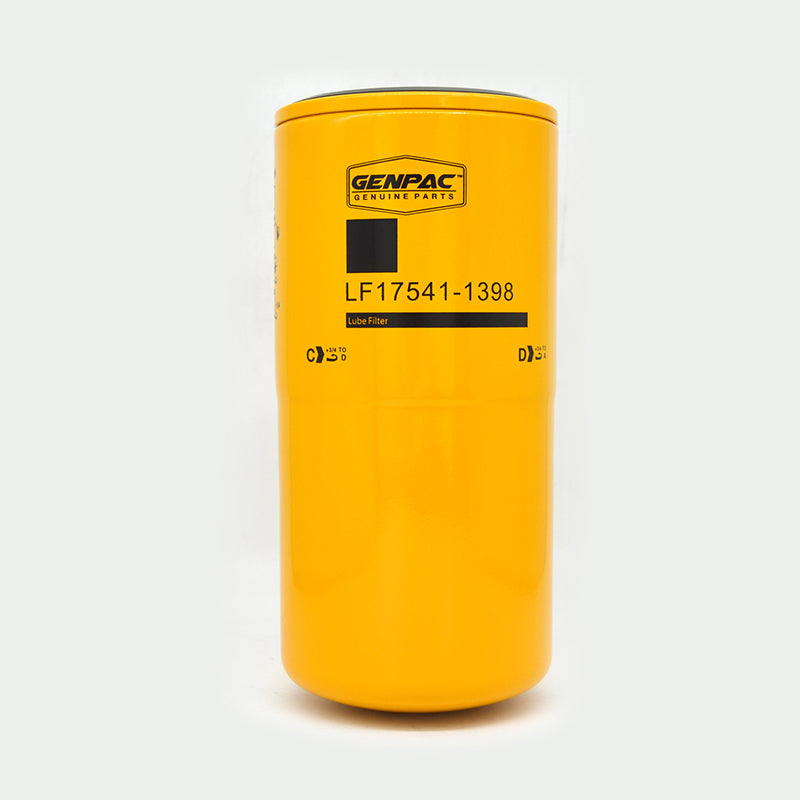 Genpac Genuine Part- Genpac Oil filter of Part No. LF17541-1398 is Compatible with Industrial Engines Models ( Cummins Engines )- Approx. Shipping Dimensions: Length(mm):120 -Width(mm):120 -Height(mm):260 -Weight(Kg): 1.66 - Always Use Genuine Part to Protect your Engine