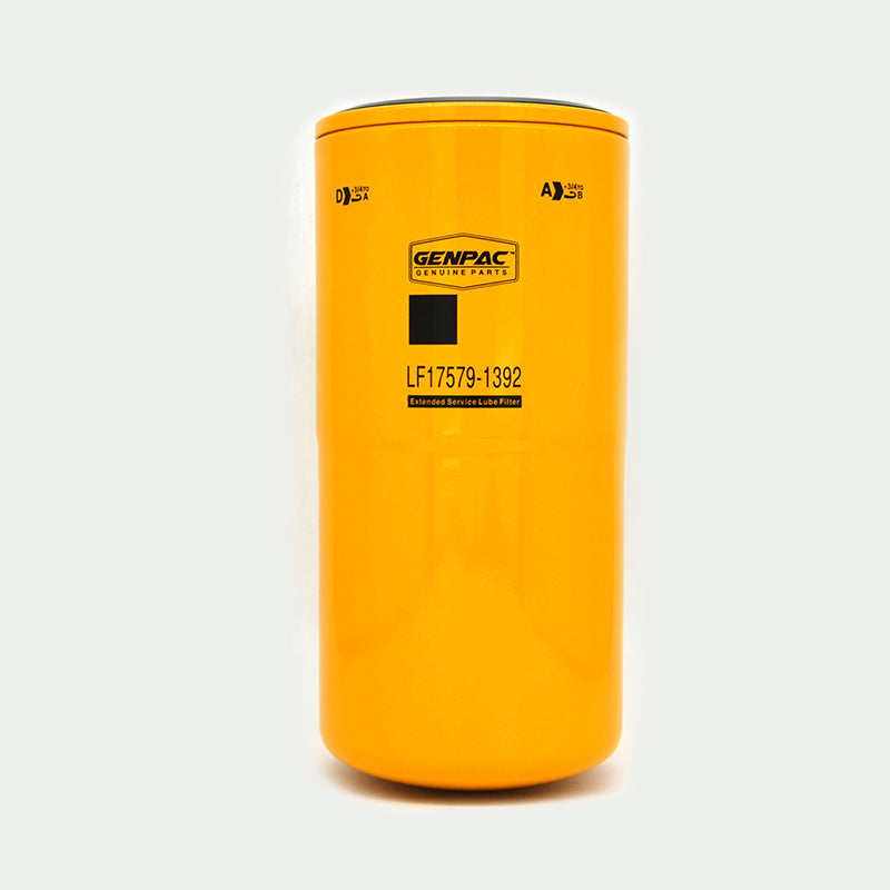 Genpac Genuine Part- Genpac Oil Filter of Part No. LF17579-1392 is Compatible with Industrial Engines Models ( Cummins Engines )- Approx. Shipping Dimensions: Length(mm):120 -Width(mm):120 -Height(mm):260 -Weight(Kg): 1.69 - Always Use Genuine Part to Protect your Engine