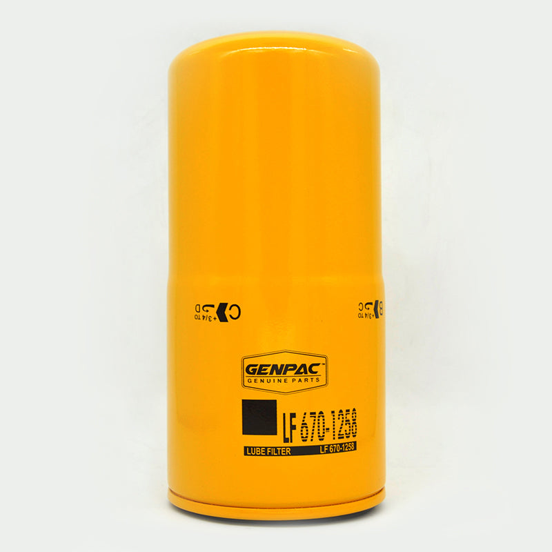 Genpac Genuine Part- Genpac Fuel Filter of Part No. LF670-1258 is Compatible with Industrial Engines Models ( Cummins Engines )- Approx. Shipping Dimensions: Length(mm):125 -Width(mm):125 -Height(mm):260 -Weight(Kg): 1.4 - Always Use Genuine Part to Protect your Engine