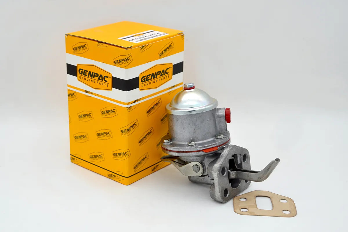 Genpac Genuine Part- Genpac Lift Pump of Part No. LP0002-1242 Lift is Compatible with Industrial Engine Models (Perkins Engines 1006) Equivalent to/ Replaces Lift Pump Part No. ULPK0002
\n- Approx. Shipping Dimensions: Length(mm): 100 - Width(mm)100 - Height(mm) 165-Weight (Kg):0.67
\n- Always Use Genuine Part to Protect Your Engine