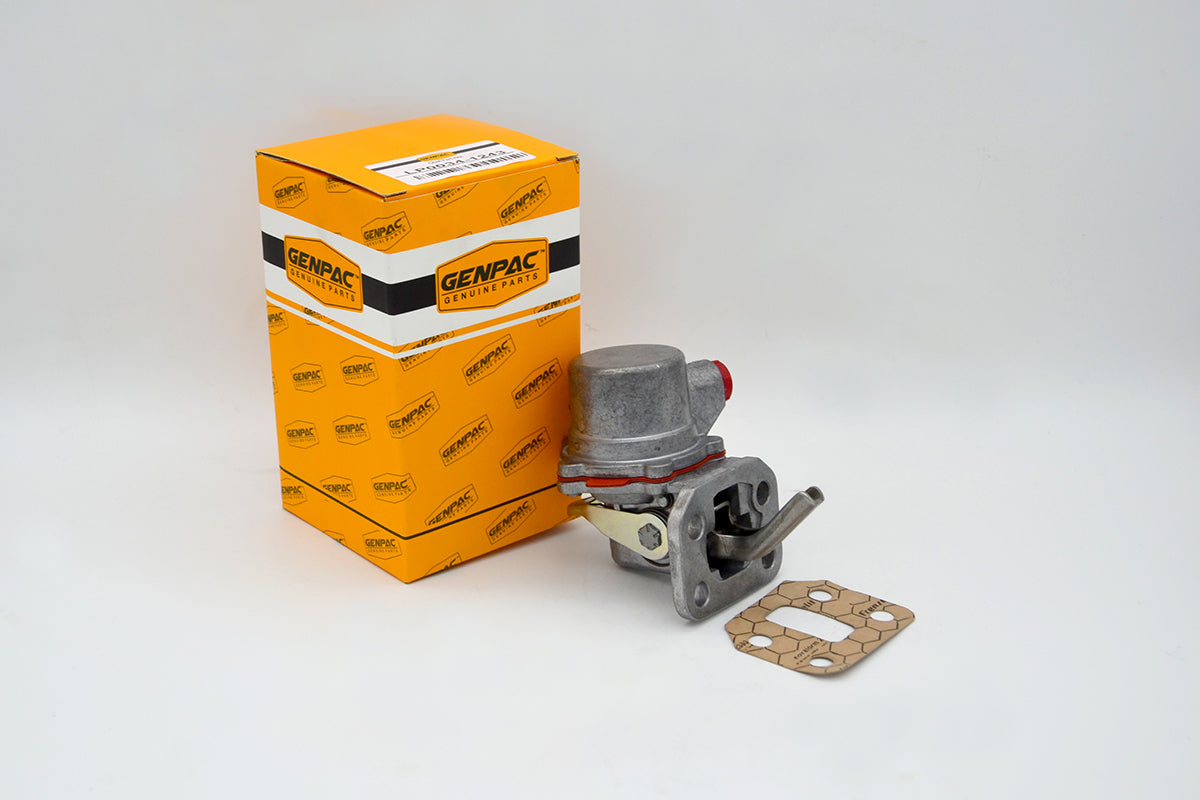 Genpac Genuine Part- Genpac Lift Pump of Part No. LP0034-1243 Lift is Compatible with Industrial Engine Models (Perkins Engines 1104 Series) Equivalent to/ Replaces Lift Pump Part No. ULPk0034
\n- Approx. Shipping Dimensions: Length(mm): 90 - Width(mm)90 - Height(mm) 150-Weight (Kg):0.41
\n- Always Use Genuine Part to Protect Your Engine