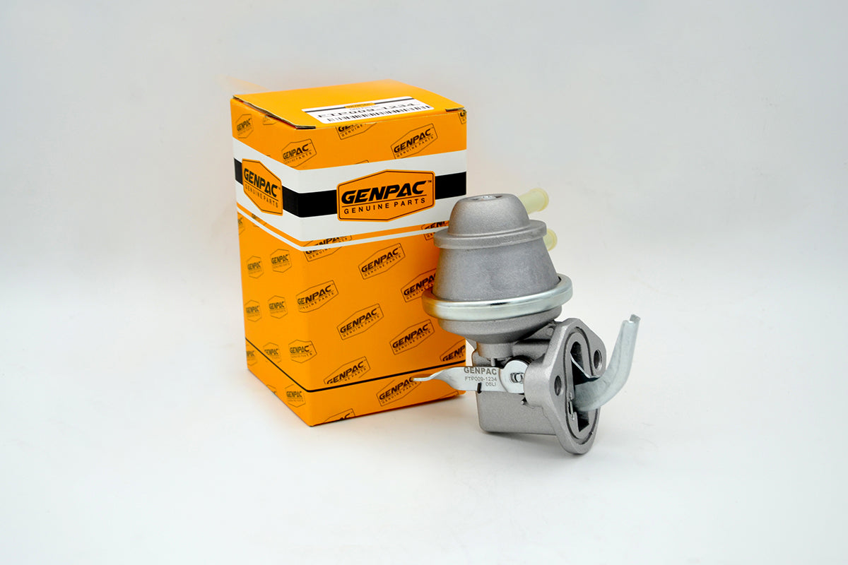 Genpac Genuine Part- Genpac Fuel Transfer Pump (Lift Pump) of Part No. FTP009-1234 is Compatible with Industrial Engine Models (3029DFU29,3029DFU29R,3029TFU20) Equivalent to/ Replaces Fuel Transfer Pump Part No. RE38009
\n- Approx. Shipping Dimensions: Length(mm): 90 - Width(mm)90 - Height(mm) 150-Weight (Kg):0.43
\n- Always Use Genuine Part to Protect Your Engine