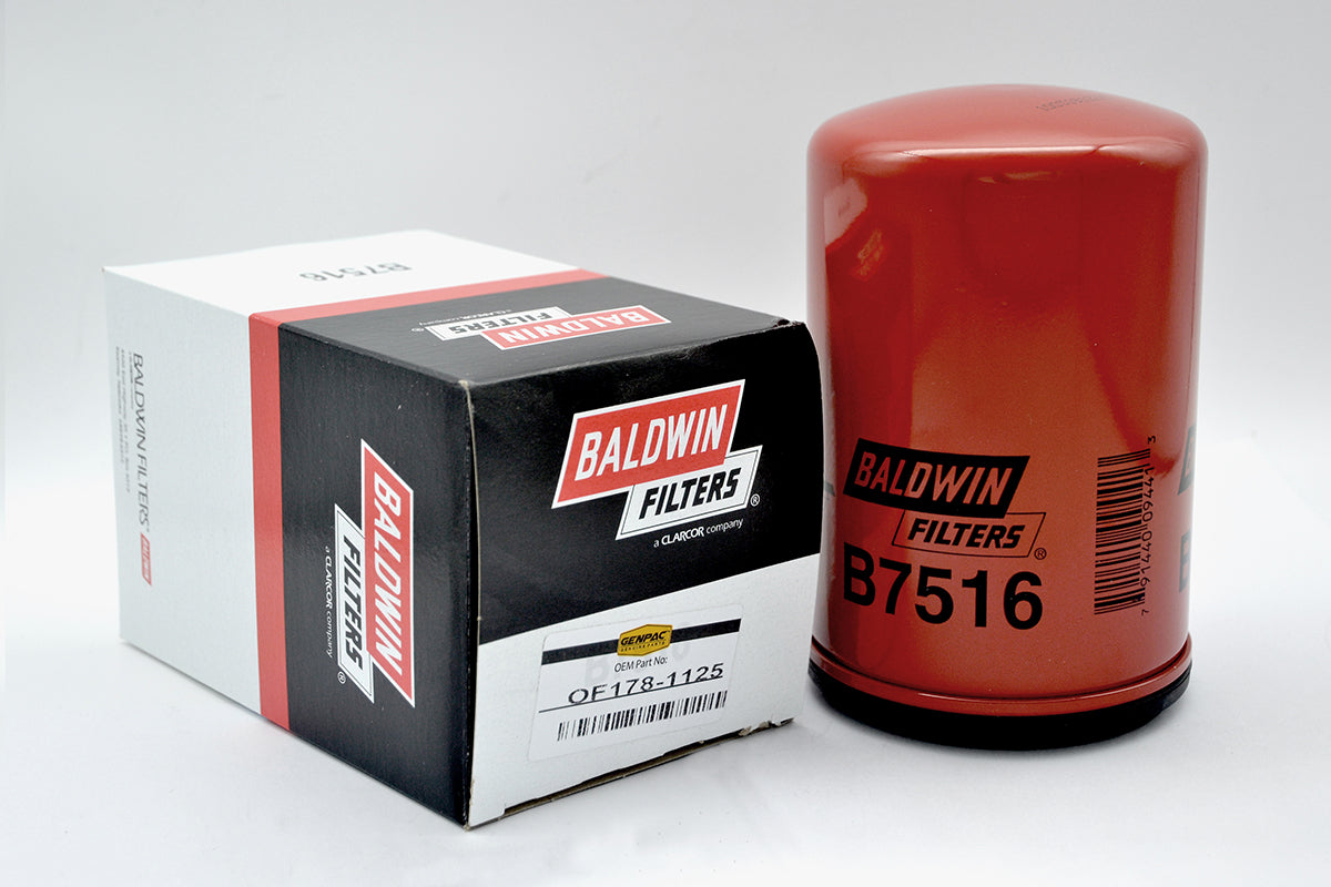 Genpac Genuine Part- Genpac Oil Filter of Part No. OF178-1125 Equivalent to Baldwin Filter No. B7516 is Compatible with Various Industrial Engine Models -
\n
\nApprox.Shipping Dimensions: Length(mm):100 -Width(mm): 100 -Height(mm):150 -Weight(Kg):0.6
\n- Always Use Genuine Part to Protect Your Engine