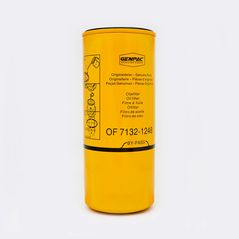 Genpac Genuine Part-Genpac Oil filter of Part No. OF7132-1248 is Compatible with industrial Engine Models ( Volvo Engines) -Approx. Shipping Dimensions: Length(mm): 100 -Width(mm): 100 -Height(mm): 290 -Weight(Kg): 1.23 Always Use Genuine Part to Protect your Engine