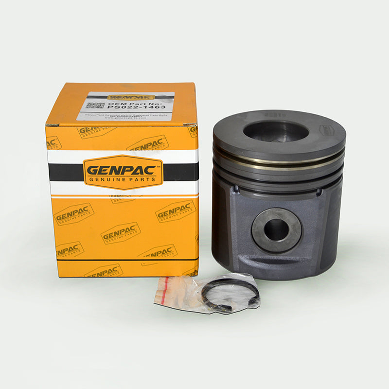 Genpac Genuine Part-Genpac PS022-1463 Piston and Ring Set is Compatible with Industrial Engines Models ( Perkins Engines 1103 Series) -Approx. Shipping Dimensions: Length(mm): 130 -Width(mm): 130 -Height (mm): 150 -Weight(Kg): 2 -Always use Genuine Parts to Protect your Engine
