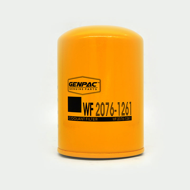 Genpac Genuine Part- Genpac Water Filter of Part No. WF2076-1261 is Compatible with Industrial Engines Models ( Cummins Engines )- Approx. Shipping Dimensions: Length(mm):100 -Width(mm):100 -Height(mm):150 -Weight(Kg): 0.74 - Always Use Genuine Part to Protect your Engine