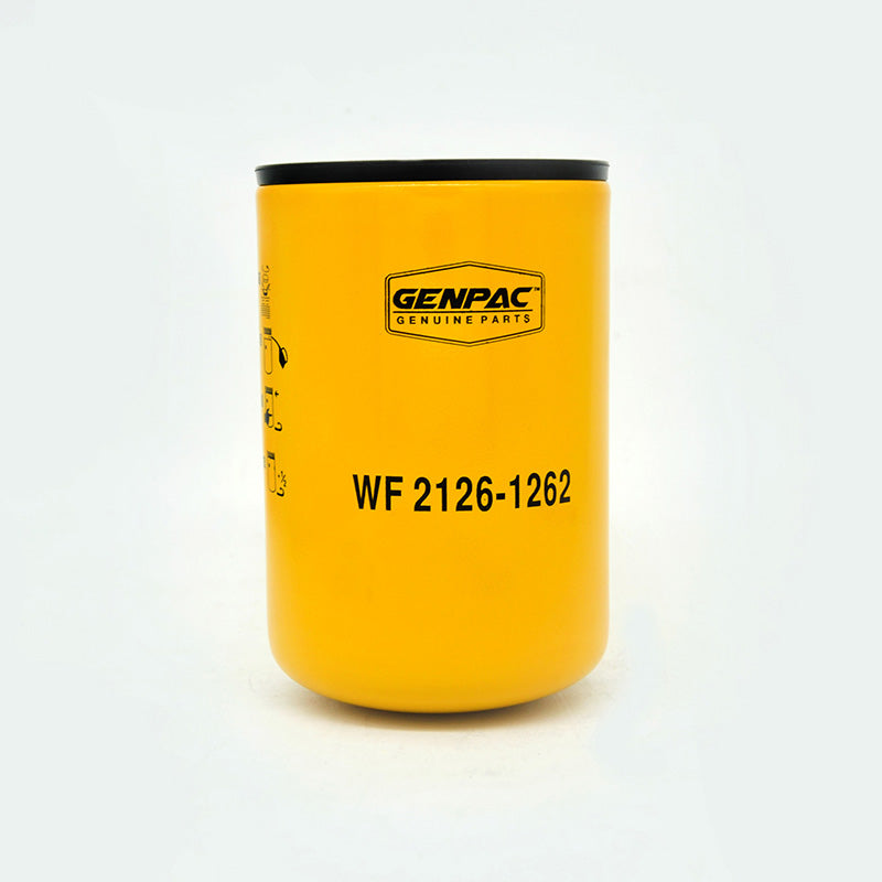 Genpac Genuine Part- Genpac Water Filter of Part No. WF2126-1262 is Compatible with Industrial Engine Models ( Cummins Engines) Equivalent to/ Replaces Cummins Water Filter Part No. WF2126
\n
\nApprox. Shipping Dimensions: Length(mm): 90 - Width(mm)90 - Height(mm) 140-Weight (Kg): 0.7 - Always Use Genuine Part to Protect Your Engine